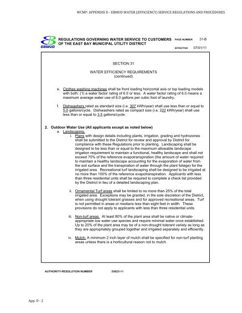 REGULATIONS GOVERNING WAT REGULATIONS GOVERNING WAT