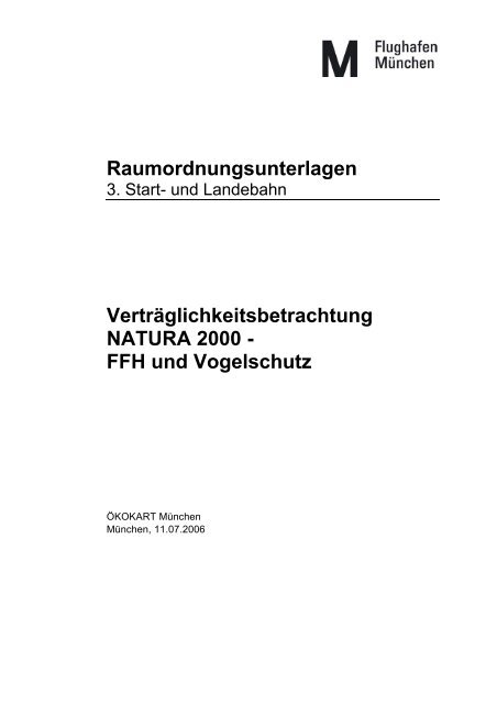 Verträglichkeitsbetrachtung NATURA 2000 - Deutscher ...