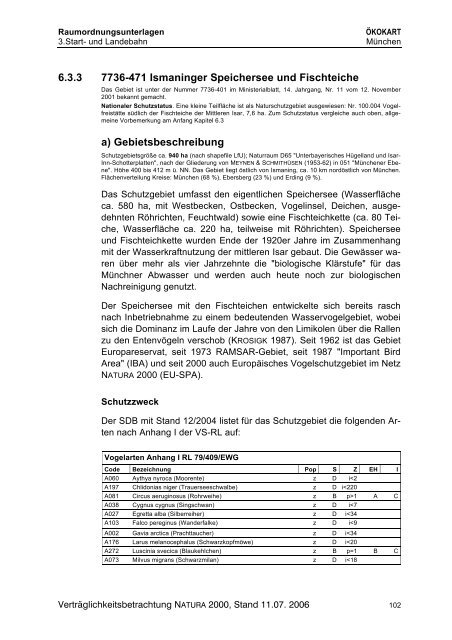 Verträglichkeitsbetrachtung NATURA 2000 - Deutscher ...