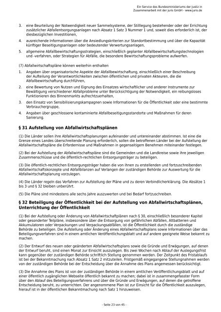 Kreislaufwirtschaftsgesetz - KrWG - BMU