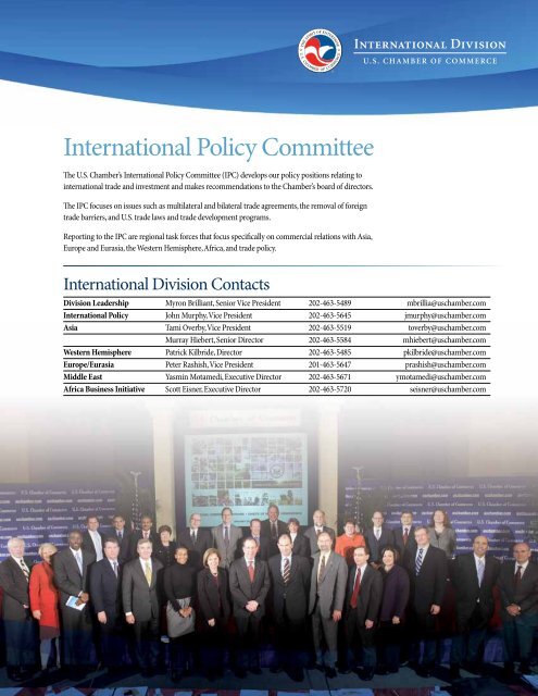 International Division - US Chamber of Commerce