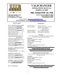 Model AC1002 Universal Board Manual - American Changer