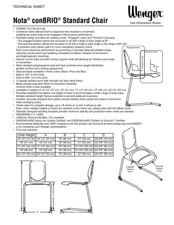 Technical Sheet - Wenger Corporation