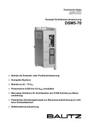 Technische Daten - AHS Antriebstechnik GmbH