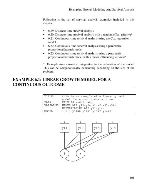 Mplus Users Guide v6.. - Muthén & Muthén