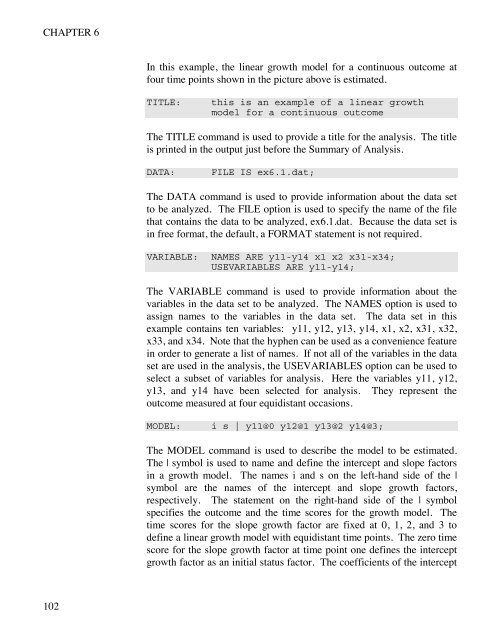 Mplus Users Guide v6.. - Muthén & Muthén