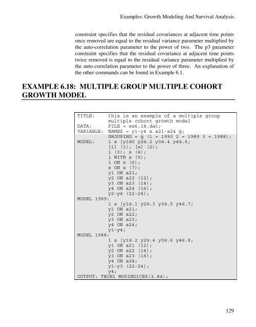 Mplus Users Guide v6.. - Muthén & Muthén