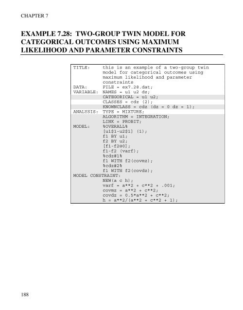 Mplus Users Guide v6.. - Muthén & Muthén