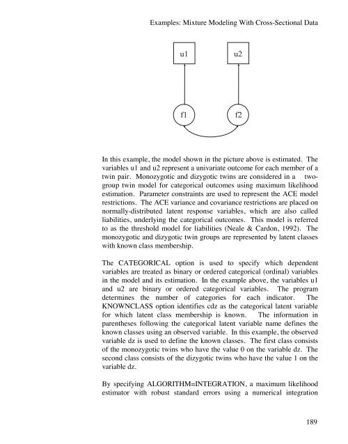 Mplus Users Guide v6.. - Muthén & Muthén