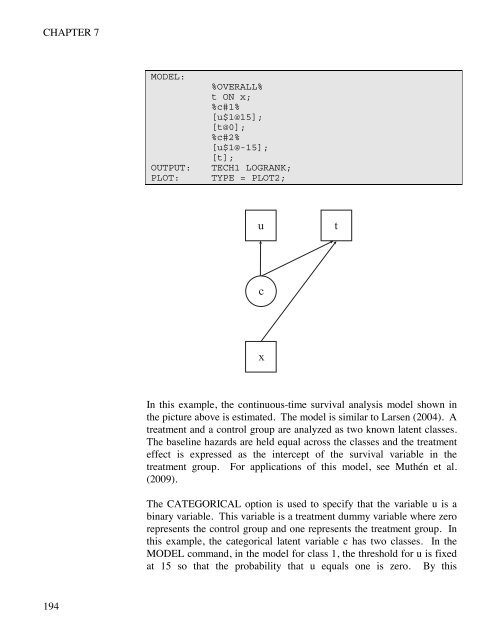 Mplus Users Guide v6.. - Muthén & Muthén