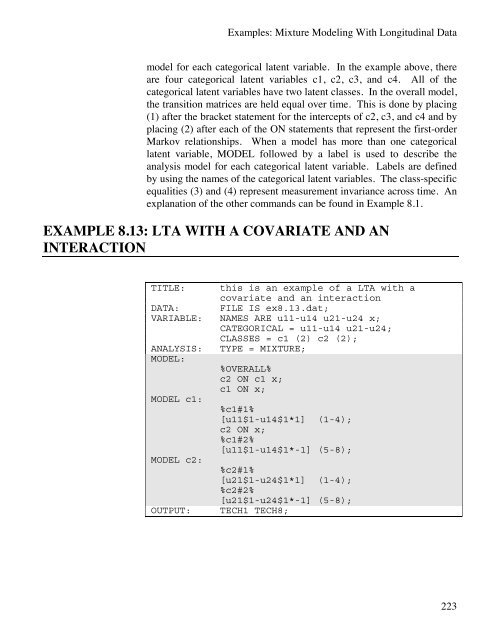 Mplus Users Guide v6.. - Muthén & Muthén