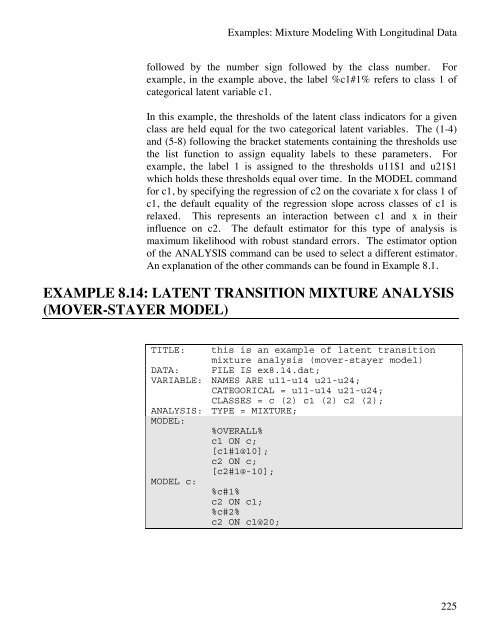 Mplus Users Guide v6.. - Muthén & Muthén