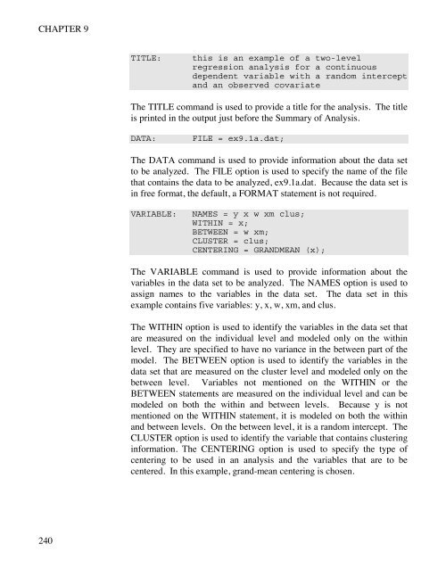 Mplus Users Guide v6.. - Muthén & Muthén