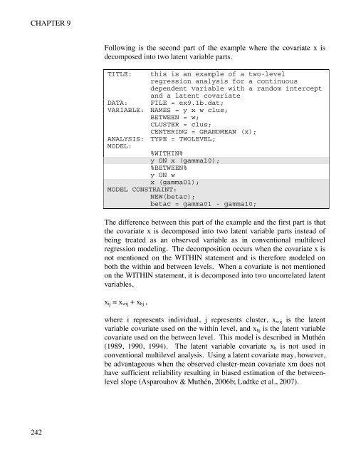 Mplus Users Guide v6.. - Muthén & Muthén