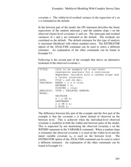 Mplus Users Guide v6.. - Muthén & Muthén