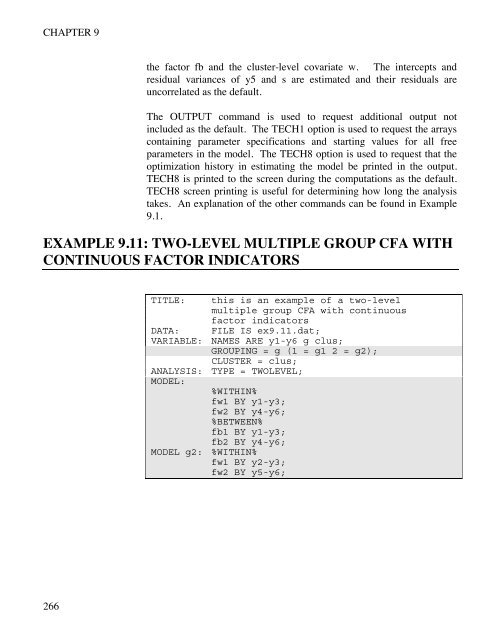 Mplus Users Guide v6.. - Muthén & Muthén