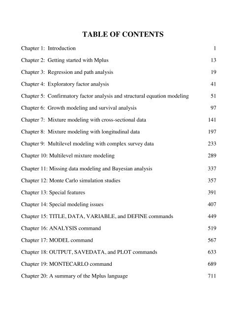 Mplus Users Guide v6.. - Muthén & Muthén