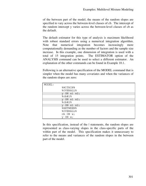 Mplus Users Guide v6.. - Muthén & Muthén