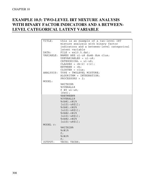 Mplus Users Guide v6.. - Muthén & Muthén