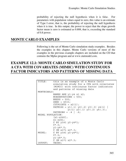 Mplus Users Guide v6.. - Muthén & Muthén