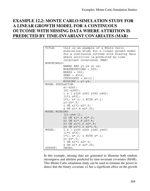 Mplus Users Guide v6.. - Muthén & Muthén