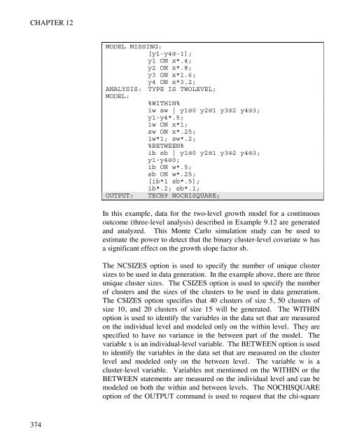 Mplus Users Guide v6.. - Muthén & Muthén