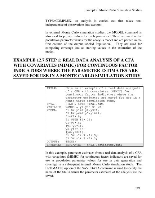 Mplus Users Guide v6.. - Muthén & Muthén