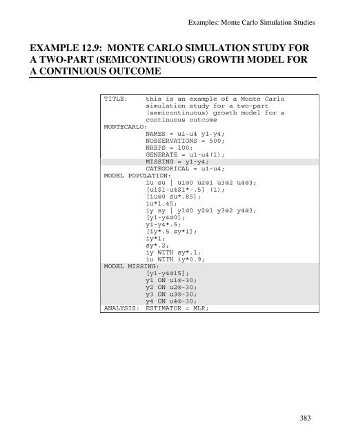 Mplus Users Guide v6.. - Muthén & Muthén