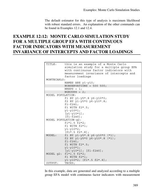 Mplus Users Guide v6.. - Muthén & Muthén