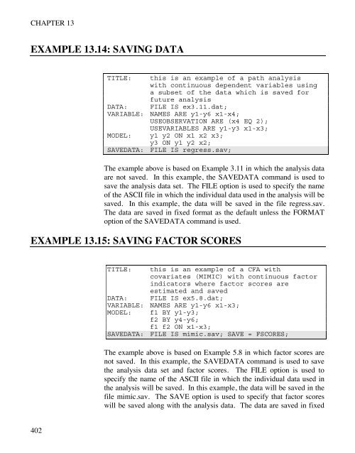 Mplus Users Guide v6.. - Muthén & Muthén