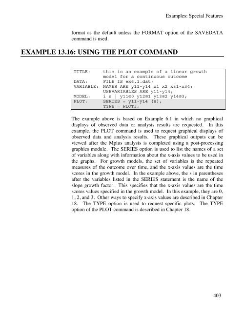 Mplus Users Guide v6.. - Muthén & Muthén