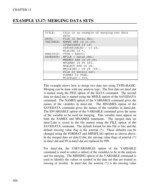 Mplus Users Guide v6.. - Muthén & Muthén