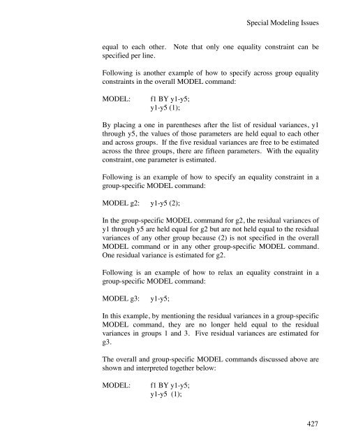 Mplus Users Guide v6.. - Muthén & Muthén