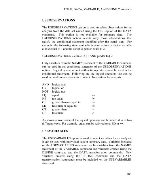 Mplus Users Guide v6.. - Muthén & Muthén