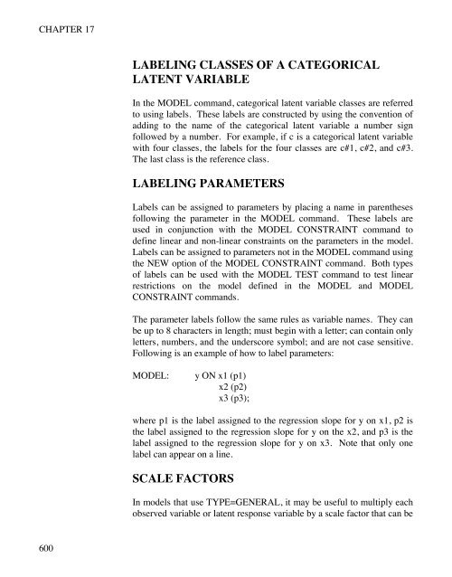 Mplus Users Guide v6.. - Muthén & Muthén