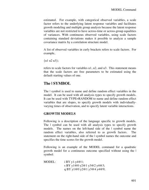 Mplus Users Guide v6.. - Muthén & Muthén