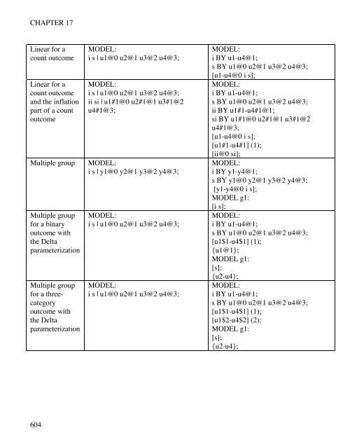 Mplus Users Guide v6.. - Muthén & Muthén