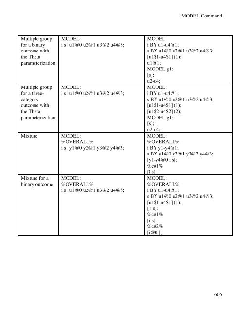 Mplus Users Guide v6.. - Muthén & Muthén