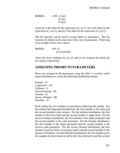 Mplus Users Guide v6.. - Muthén & Muthén