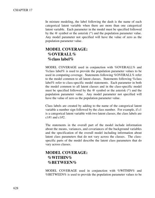 Mplus Users Guide v6.. - Muthén & Muthén