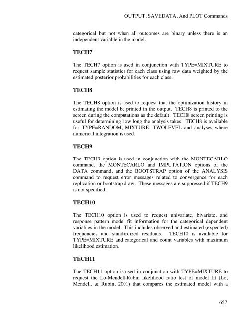 Mplus Users Guide v6.. - Muthén & Muthén