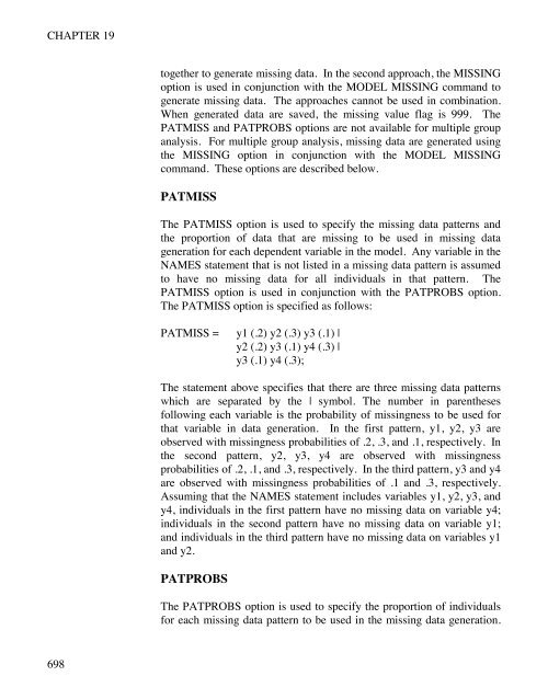 Mplus Users Guide v6.. - Muthén & Muthén