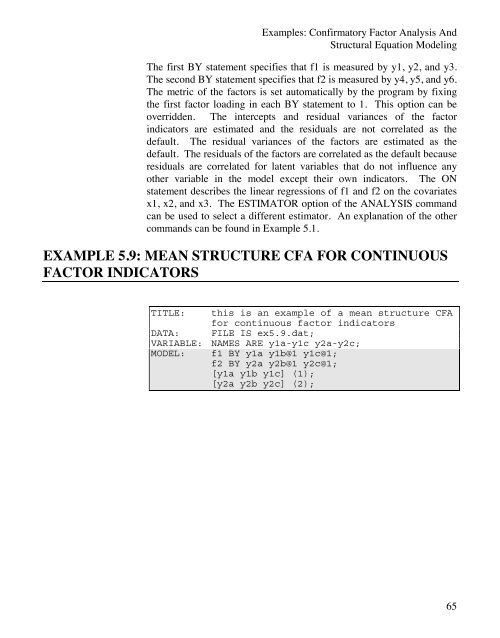 Mplus Users Guide v6.. - Muthén & Muthén