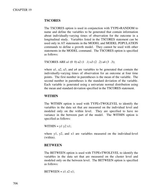 Mplus Users Guide v6.. - Muthén & Muthén