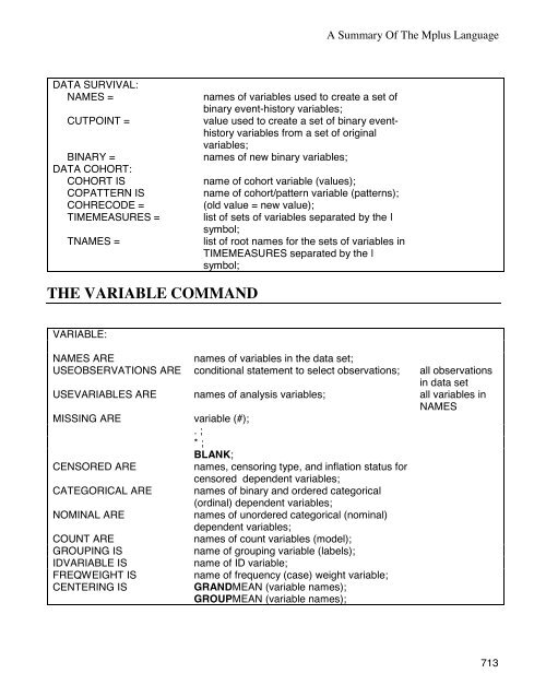 Mplus Users Guide v6.. - Muthén & Muthén