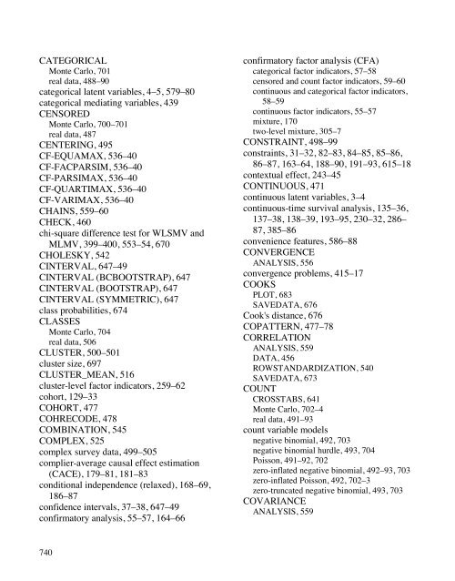 Mplus Users Guide v6.. - Muthén & Muthén