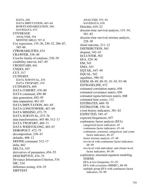 Mplus Users Guide v6.. - Muthén & Muthén