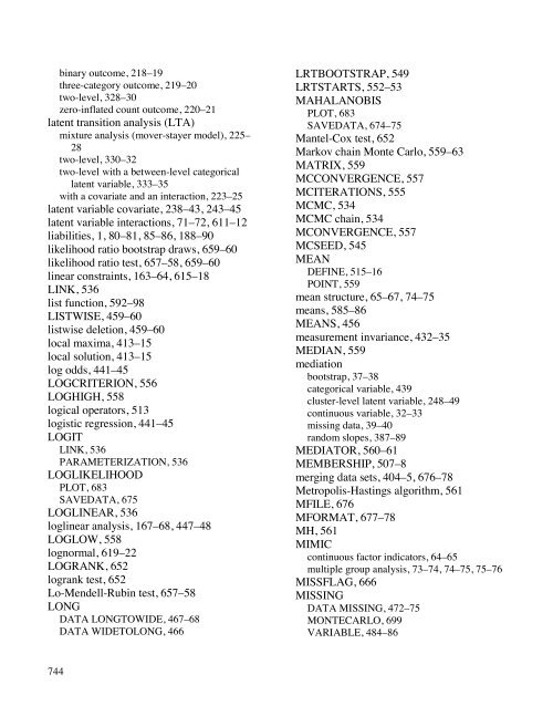 Mplus Users Guide v6.. - Muthén & Muthén