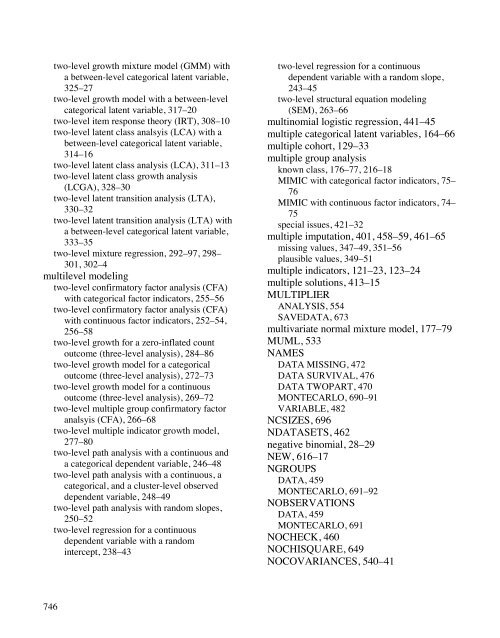 Mplus Users Guide v6.. - Muthén & Muthén