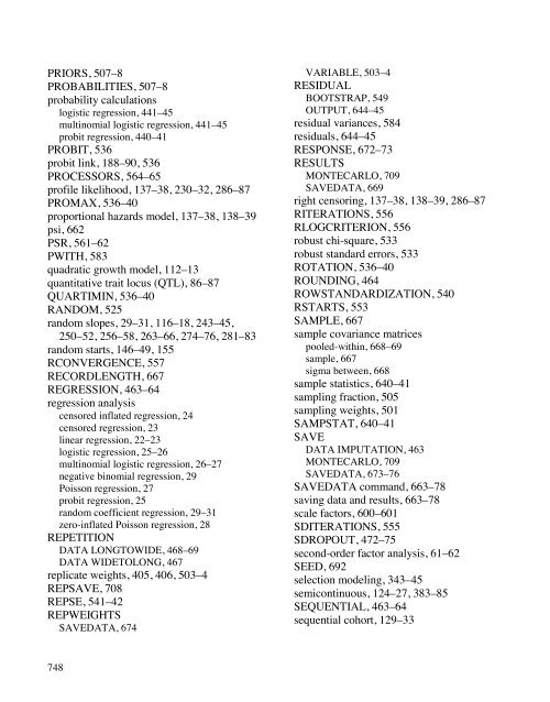 Mplus Users Guide v6.. - Muthén & Muthén